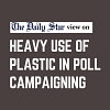 Future lawmakers, or lawbreakers? heavy use of plastic in Bangladesh election campaigning