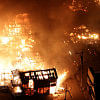 Race against time after deadly Japan quake This aerial photo shows buildings burning in the city of Wajima, Ishikawa prefecture on January 1, 2024, after a major 7.5 magnitude earthquake struck the Noto region in Ishikawa prefecture in the afternoon.