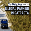 Illegally parked trucks are causing commuter suffering