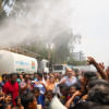 Water cannon spray in DNCC area on chief heat officer’s advice Water cannon spray in DNCC area on chief heat officer’s advice