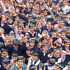 Where is the time-bound plan for universal secondary education in Bangladesh?  A crowd of school children celebrating
