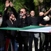 Neo-fascists do the Nazi salute as they gather in the town where dictator Benito Mussolini was born to commemorate the hundredth anniversary of the March on Rome, in Predappio, Italy, October 30, 2022. REUTERS/Flavio Lo Scalzo/File Photo Purchase Licensin