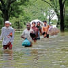 Flood in Sylhet: Thousands marooned in three districts Flood in Sylhet: Thousands marooned in three districts
