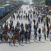 Police, protesters keep clashing at Shanir Akhra, Jatrabari Police, protesters keep clashing at Shanir Akhra, Jatrabari