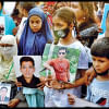 Bangladesh enforced disappearances Bangladesh enforced disappearances: Children of the victims of enforced disappearances hold their photos at a rally in front of the National Museum in Dhaka