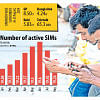 Mobile subscriber numbers fell drastically in August Mobile subscriber numbers fell drastically in August