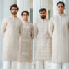 Elevate your spring wardrobe with a white panjabi Elevate your spring wardrobe with a white panjabi