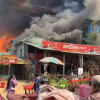 Fire at Sajek Valley resorts Fire at Sajek Valley resorts