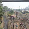 Container train derails at Kamalapur, disrupts services Container train derails at Kamalapur, disrupts services