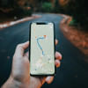 User navigating Google Maps User navigating Google Maps