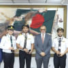 Biman pilots honoured for safe landing without wheel Biman pilots honoured for safe landing without wheel
