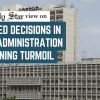 One year since uprising, civil service is still stuck in crisis mode