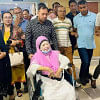 Khaleda admitted to hospital again Khaleda Zia admitted to Evercare Hospital