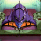 A scene from the Neon Genesis Evangelion anime 