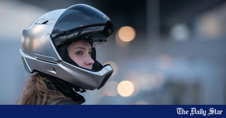 Smart motorcycle helmet with 360-degree vision | The Daily Star