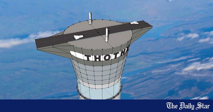 Canadian Company Gets Patent For 20km High Space Elevator The Daily Star   Space Elevator Close Up 