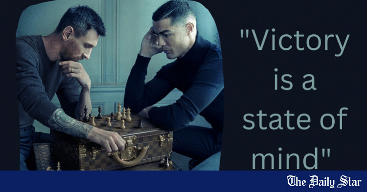 Messi and Ronaldo chess match in Louis Vuitton campaign is from a real game