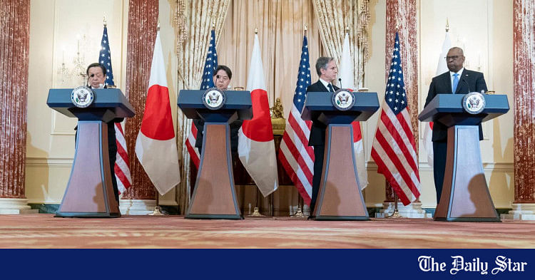 US, Japan Boost Security Cooperation As China Worries Grow | The Daily Star