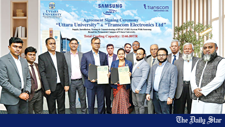 Transcom Electronics, Uttara University ink deal - Vimarsana News