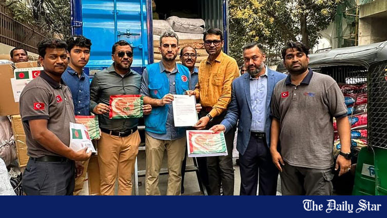 Turkey quake: Bangladesh CNG station owners donate Tk 50 lakh goods
