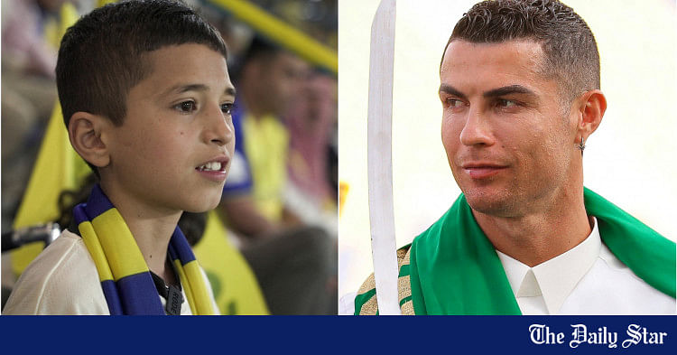 Syrian boy fulfils dream of meeting Ronaldo after quake | The Daily Star