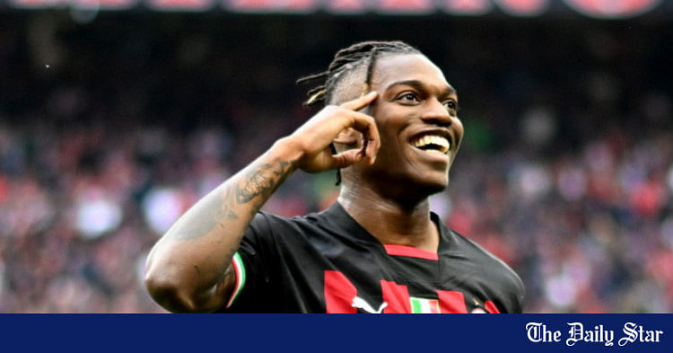 Euro Hero Leao Double Earns Milan 2-0 Win Over Lecce | The Daily Star