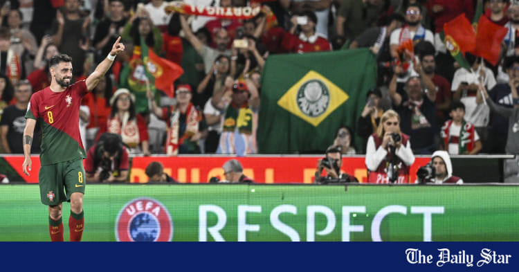 Portugal vinner mens Skottland overrasker Haalands Norge