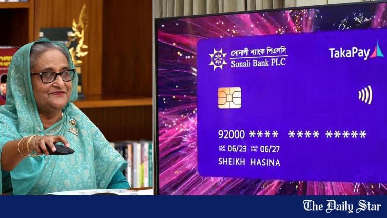 PM launches Taka Pay, the first local-currency card - Vimarsana News