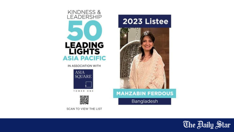 Mahzabin and other two Bangladeshis made it to Asia's Kindness List 2023 - Vimarsana News