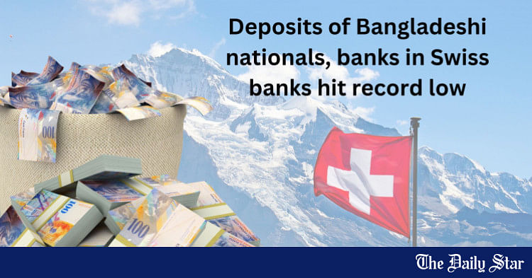 Die Einlagen Bangladeschs bei Schweizer Banken gehen zurück  Die Einlagen bangladeschischer Banken und Bürger bei Schweizer Banken haben einen historischen Tiefstand erreicht