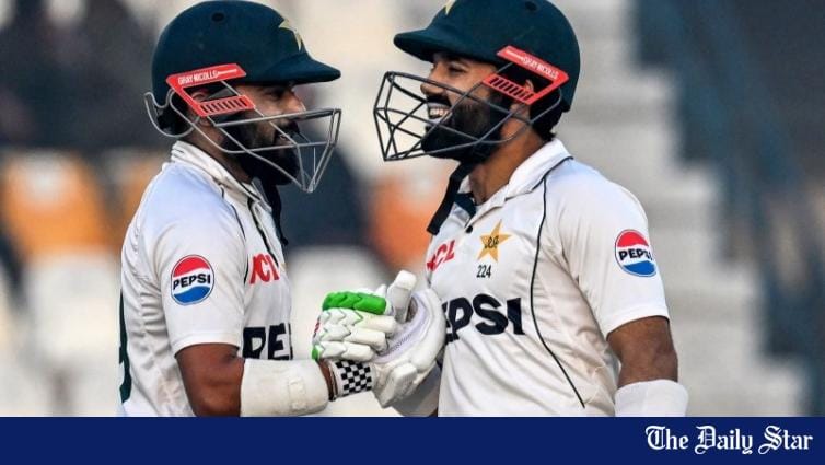 Shakeel, Rizwan lead Pakistan recovery in fog-hit first Test | The ...