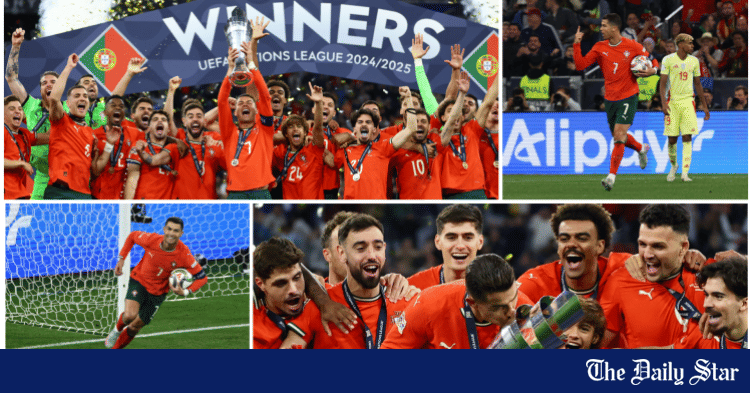 Portugal win second Nations League title after shootout success over Spain