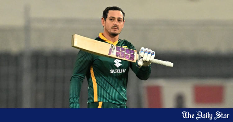 De Kock slams century as South Africa level series