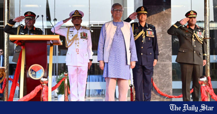 Yunus urges Armed Forces to ensure smooth, festive election