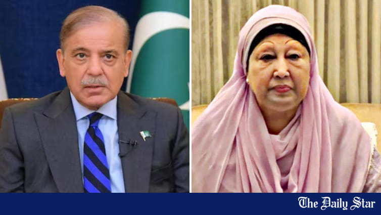 Pakistans Premierminister Shehbaz Sharif wünscht Khaleda Zia eine schnelle ...