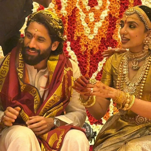Tollywood stars Naga Chaitanya and Sobhita Dhulipala tie the knot Tollywood stars Naga Chaitanya and Sobhita Dhulipala tie the knot