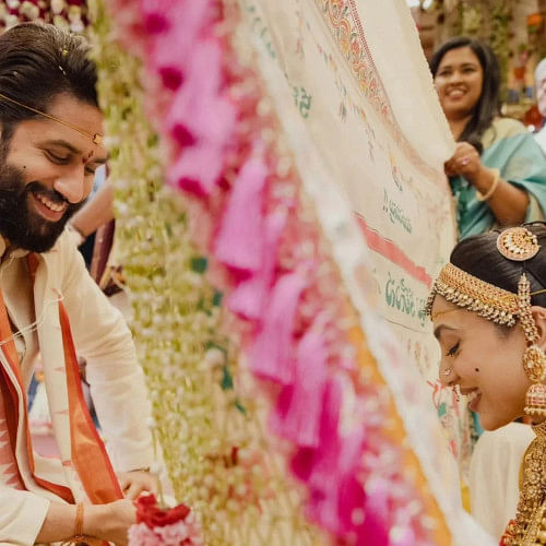 Tollywood stars Naga Chaitanya and Sobhita Dhulipala tie the knot Tollywood stars Naga Chaitanya and Sobhita Dhulipala tie the knot