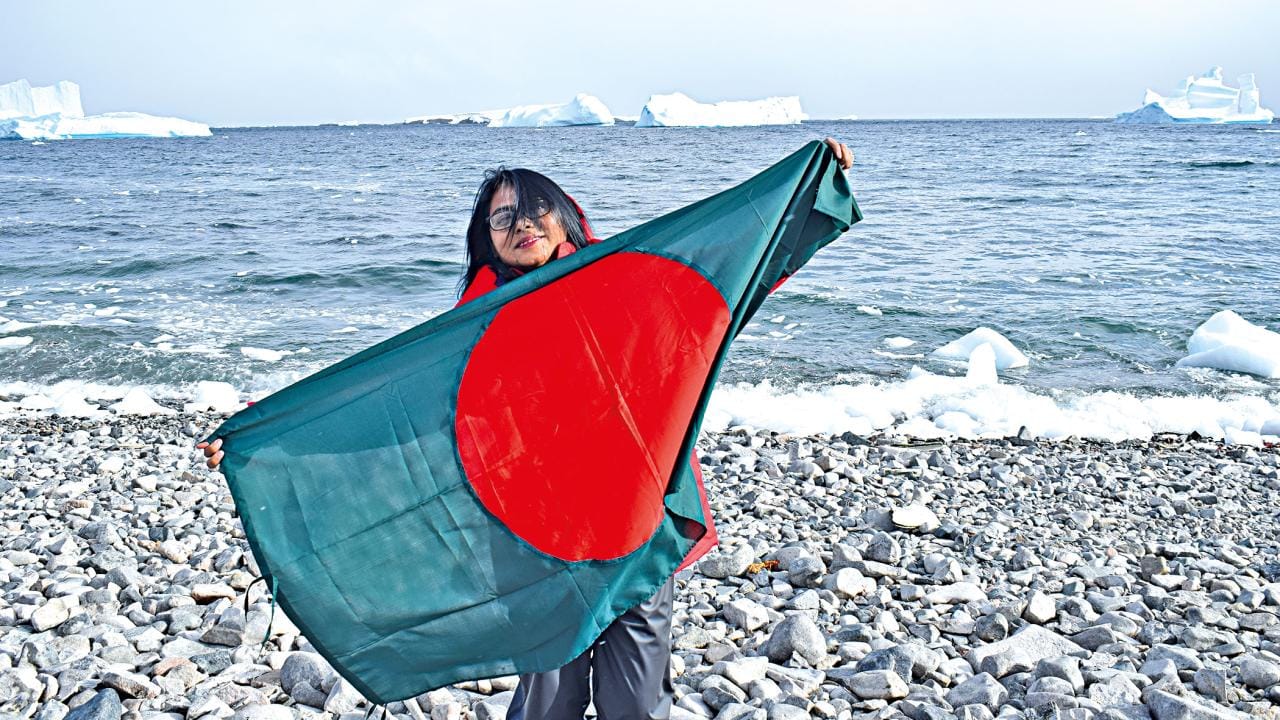 Mohua Rouf Antarctic expedition