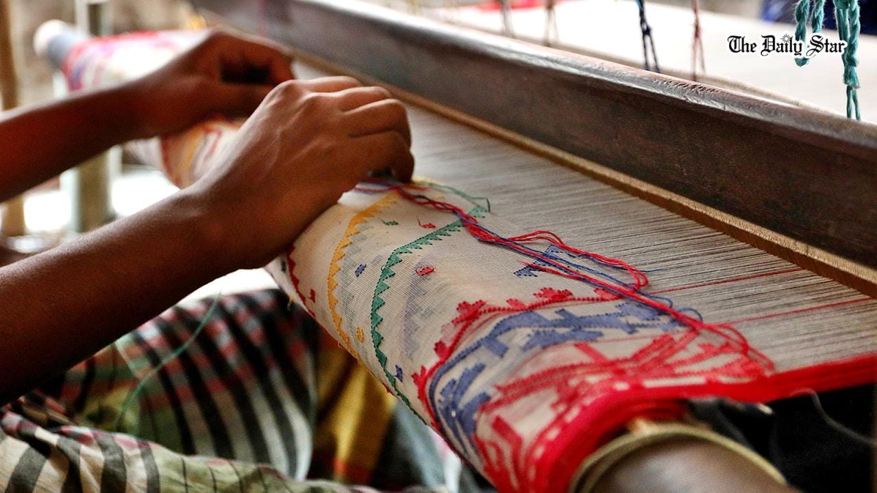 Jamdani saree origin Bangladesh