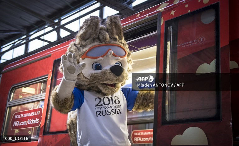 Zabivaka, the official mascot for the 2018 FIFA World Cup Russia