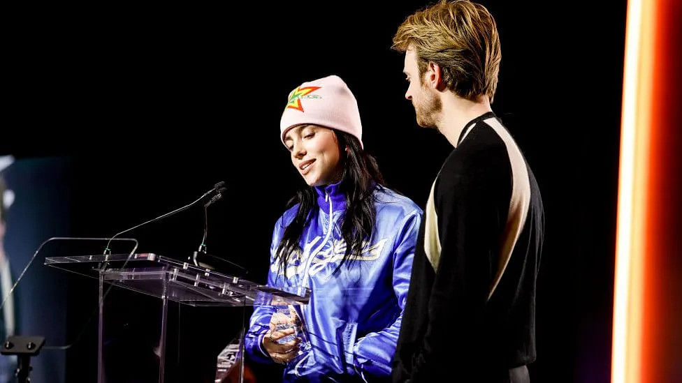 Billie and her brother and collaborator Finneas