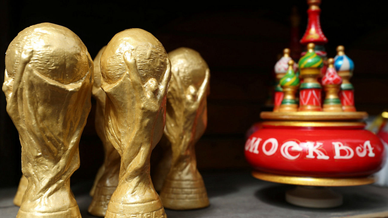 Replica World Cup trophies
