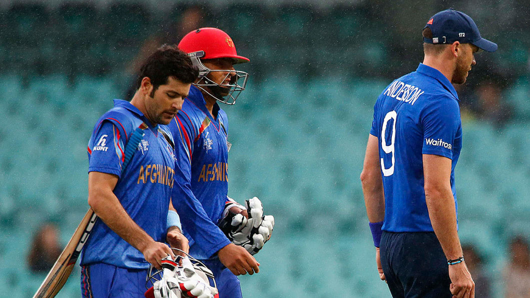 Afghanistan's batsmen Afghanistan's batsmen