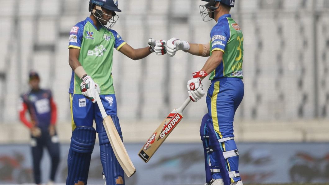 David Warner David Warner and Afif Hossain
