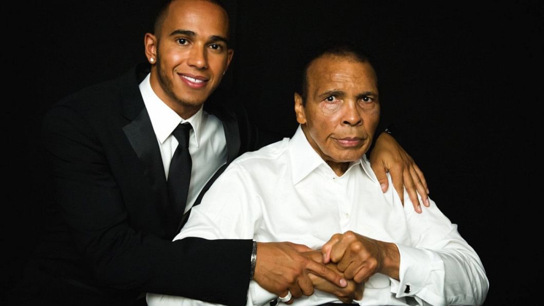 Muhammad Ali and Lewis Hamilton
