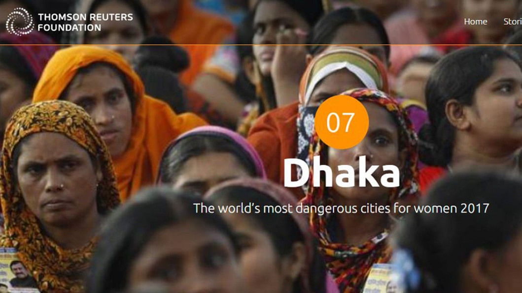 dhaka 7th worst city women reuters
