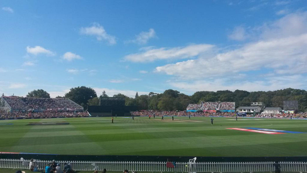 A panoramic view of the ground A panoramic view of the ground