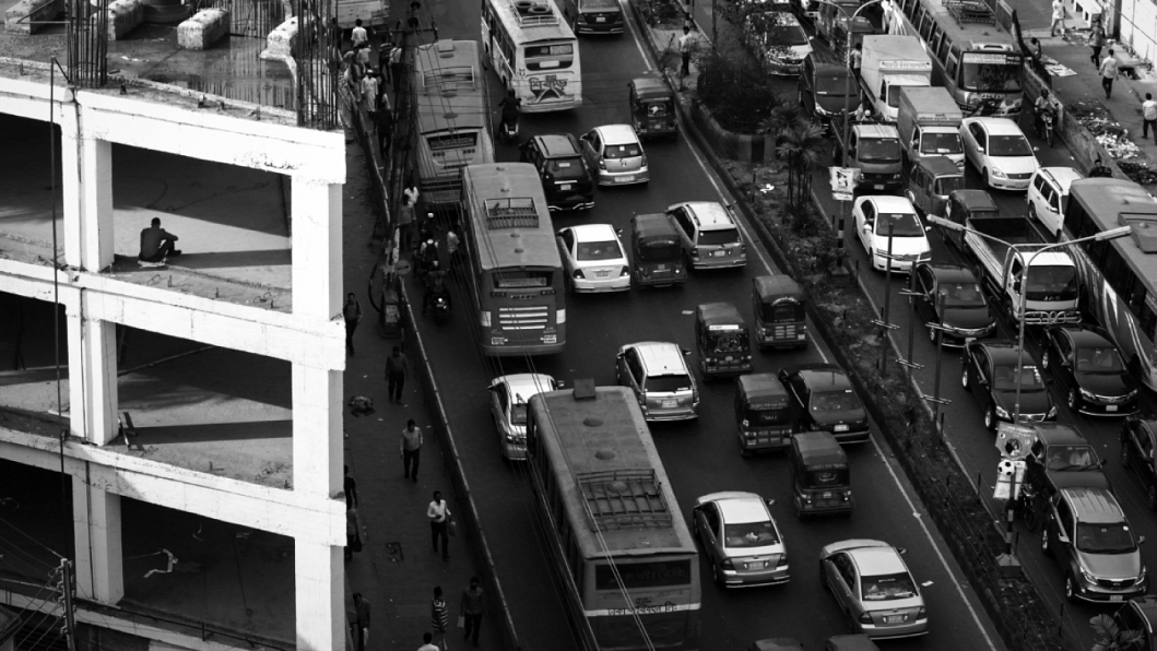 Dhaka traffic jam