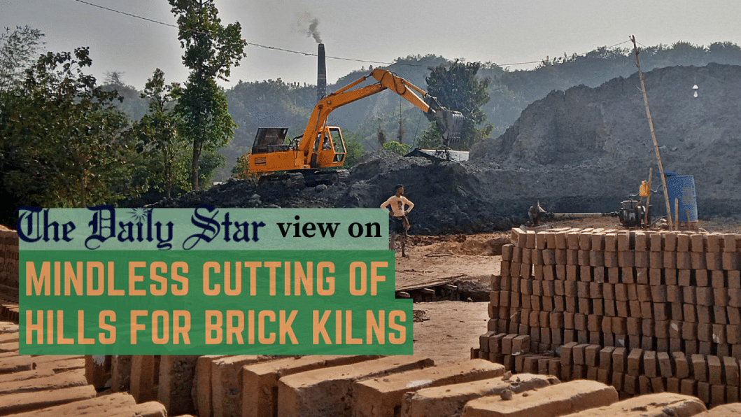 Brick kiln for hills? Not really a choice Hills ravaged in Lama upazila
