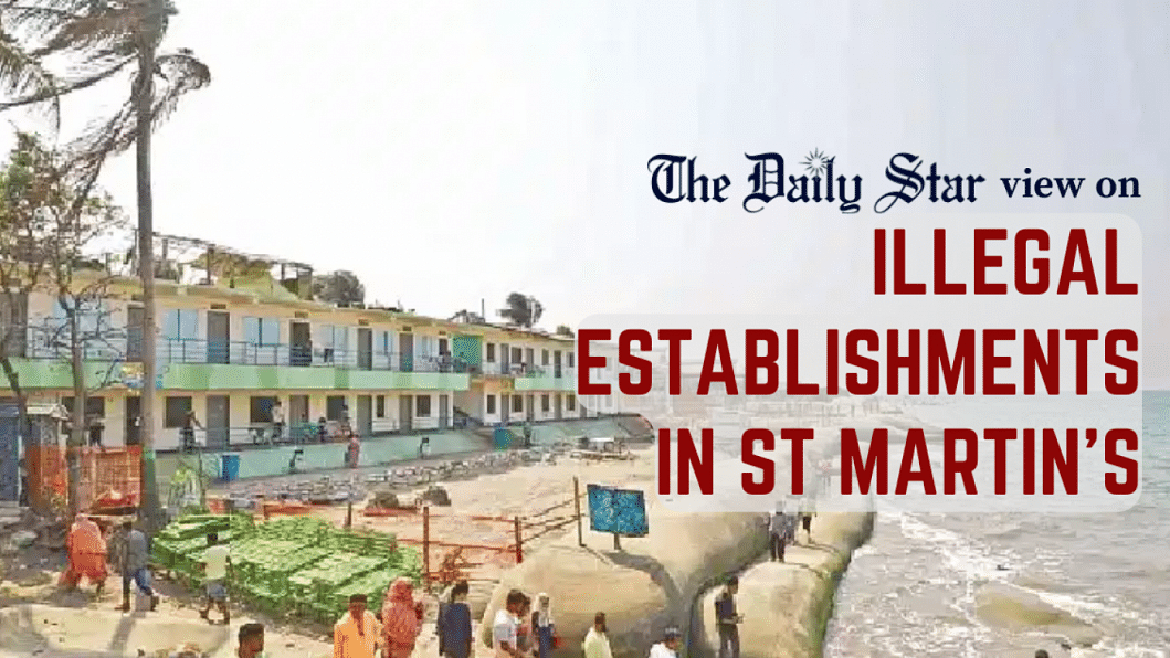 Island of corals turned into a cash cow Illegal establishments in St Martin's